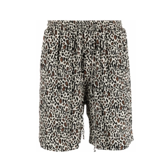 NANUSHKA Track Shorts - Leopard Print - Picture 3 of 5